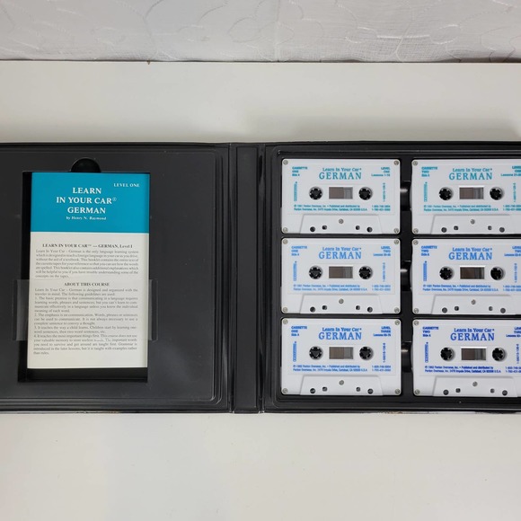 German Learn Car Complete Language Course Three Level Set Audio Cassette Grammar - Picture 2 of 5